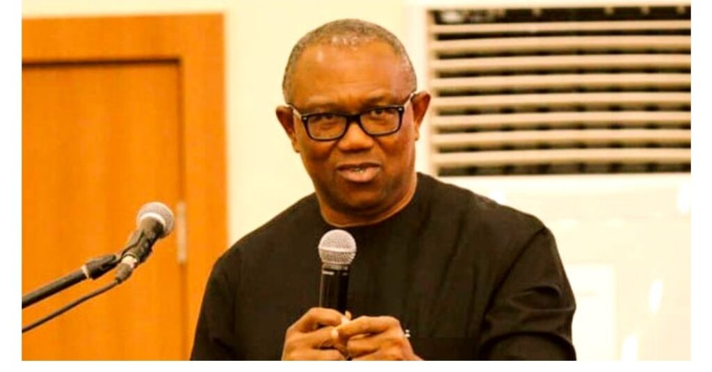 A file photo of Peter Obi the presidential candidate of the Labour Party.