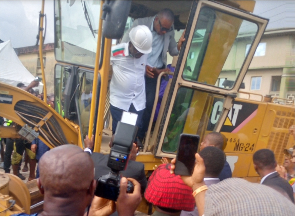 Structure Owners Watch as Alex Otti Demolishes 130 Buildings for Road Expansio