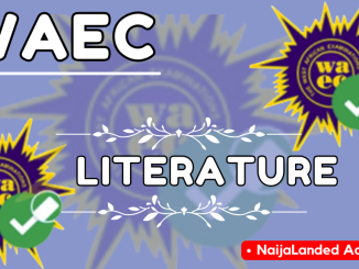 2024 WAEC Literature in English